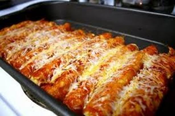 Spanish Lubys Cafeteria Cheese Enchiladas With Chili Sauce Dinner