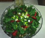 American Spinach Strawberry and Walnut Salad Appetizer