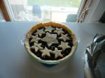 American Double Blueberry Cookie Pie Dinner