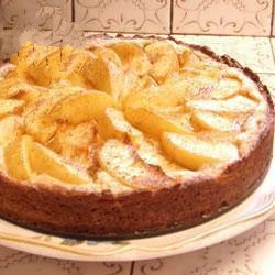 American Faster and Easier Peach Cake Dessert