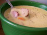 British Brats and Beer Cheddar Chowder Appetizer