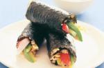 American Rustic Sushi Rolls Recipe Appetizer