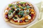 American Roasted Vegetable and Feta Pizza Recipe Dinner