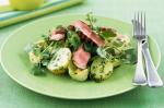 American Steak With Parsley Chimichurri And Potato Salad Recipe Appetizer