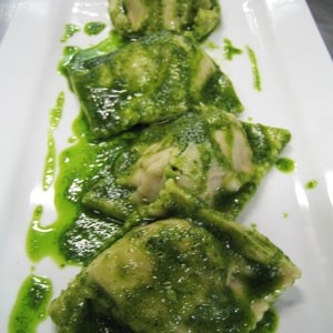 American Ravioli Ossobuco with Salsa Verde Appetizer