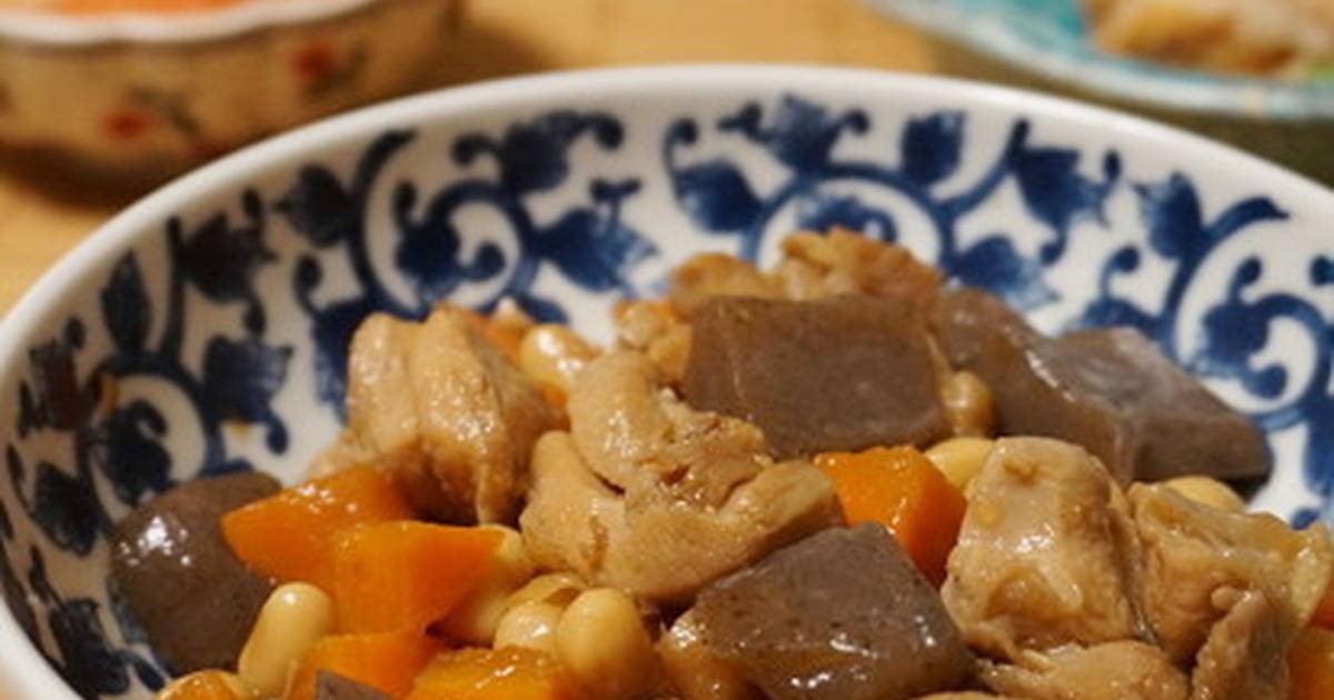 Canadian My Moms Simmered Chicken and Konnyaku Dinner