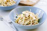 American Cheesy Spaghetti With Bacon And Peas Recipe Appetizer