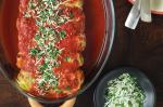 American Pork and Tomato Cabbage Rolls Recipe Appetizer