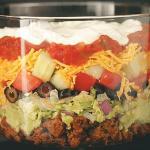 Canadian Tasty Layered Taco Salad Appetizer