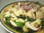 American Honeyherb Chicken  Spinach Salad BBQ Grill