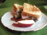 American Apple and Ham Grilled Cheese Sandwiches Dinner