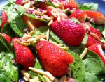 American Strawberry Spinach Salad Wpoppy Seed Dressing Appetizer