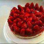 American Strawberry Pie with Coconut Panna Cotta Dessert