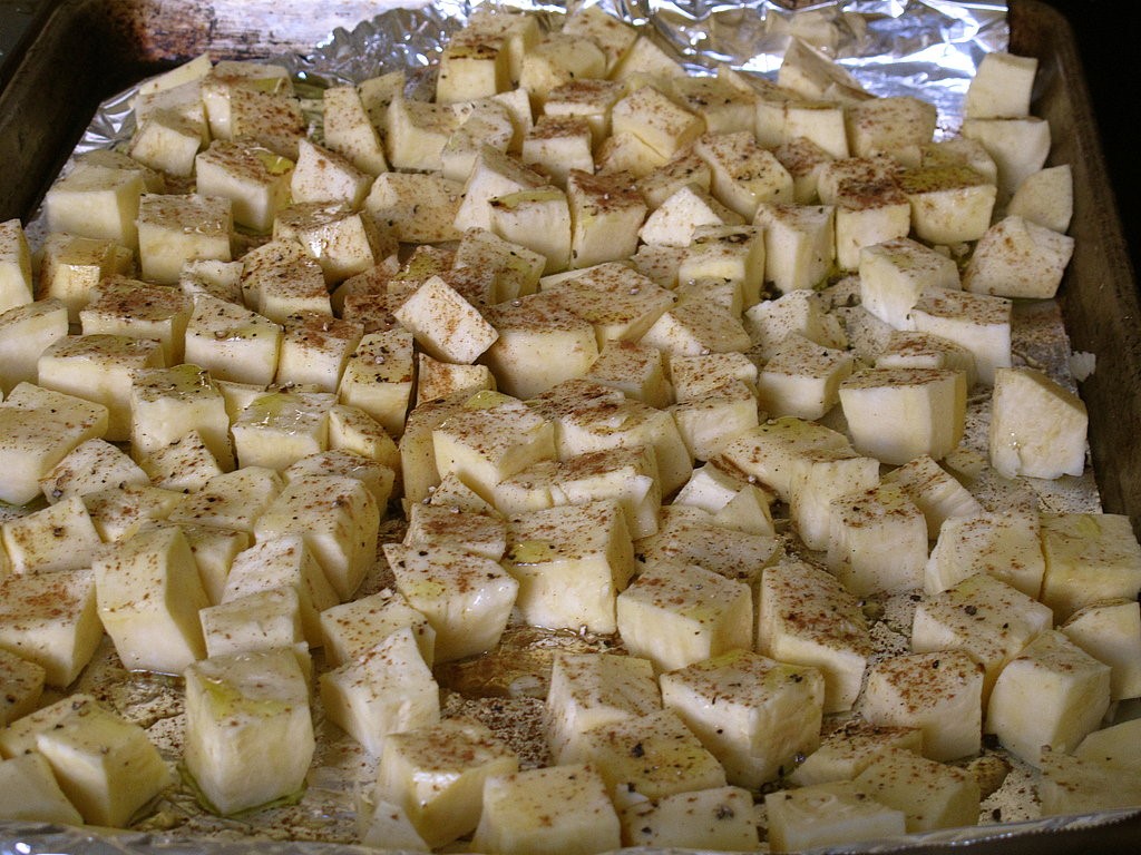 American Roasted Sweet Potatoes With Honey Appetizer