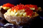 British Salmonroetopped Baked Potatoes With Creme Fraiche Recipe Appetizer
