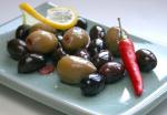 American Marinated Black Olives tapas Appetizer