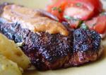 Spicecrusted New York Strip Steaks With Mesa Grill Steak Sauce recipe