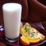 American Orange Yogurt Beverage Appetizer