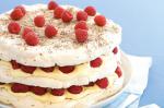 Hazelnut Raspberry Meringue Cake Recipe recipe