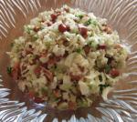 American Cole Slaw With Beans and Bacon Appetizer