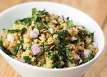 American Kale and Quinoa Salad with Lemongarlic Dressing Appetizer