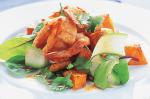 American Chilli Prawn And Pumpkin Salad Recipe Appetizer