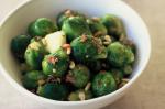 Canadian Brussels Sprouts With Chilli Rosemary Pancetta And Pine Nuts Recipe Appetizer