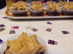American Brownie Cupcakes with Peanut Butter Frosting Dessert