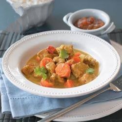 American Chicken Curry to the Slow Cooker Dinner