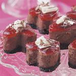 Canadian Chocolate Cheesecake with Raspberry Topping Dessert