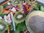 Chilean Spinach  Kiwi Salad Appetizer