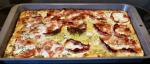 French Leek and Pancetta Tray Bread Appetizer