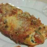 Italian Spinach Cannelloni and Ricotta 1 Appetizer