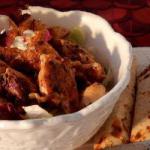 American Chicken with Petals of Pink Appetizer