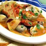 American Clams in Tomato Sauce and Sausage Appetizer