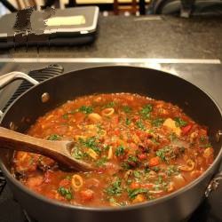 American Easy Casserole of Seafood Dinner