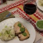 Lomito Pork with Pesto of Herbs recipe