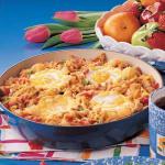 American Southwestern Hash with Eggs Appetizer