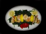 Scampi With Spinach recipe