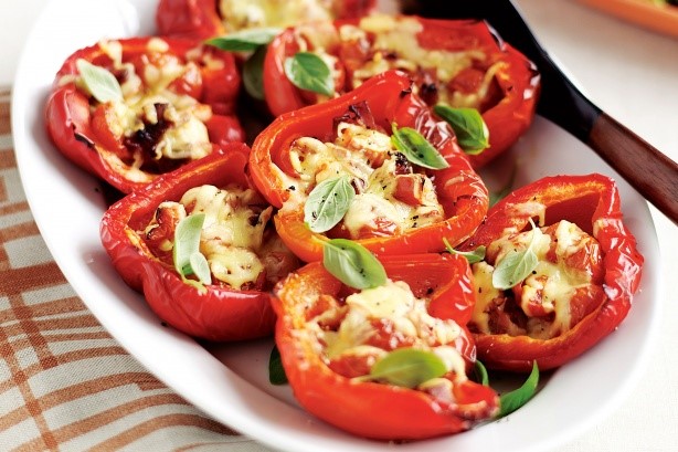 Italian Italian Stuffed Capsicums Recipe Appetizer