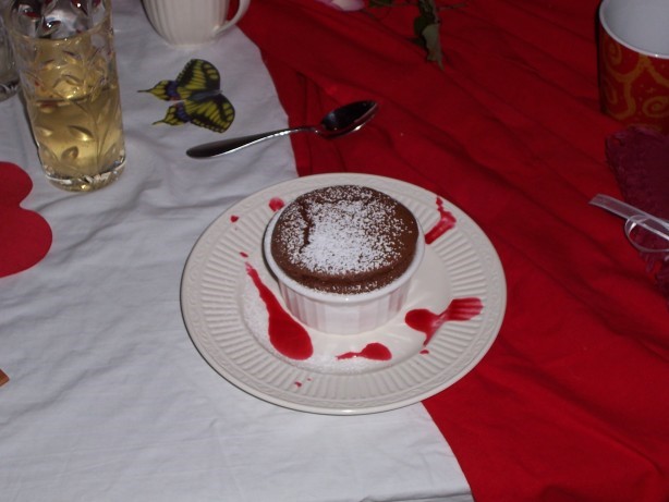 American Individual Chocolate Souffles 2 Dessert