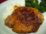 American Asianapricot Glazed Pork Loin Chops Dinner