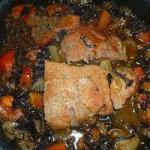 In Cider Braised Veal with Chanterelles recipe