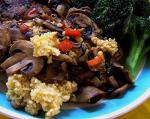 American Couscous With Sauteed Mushrooms Dinner