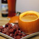 American Cheddar Beer and Pumpkin Dip Appetizer