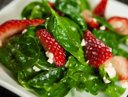 Ukrainian Spinach Strawberry Salad 2 Dessert