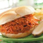 Turkish Shredded Barbecued Turkey Sandwiches Appetizer