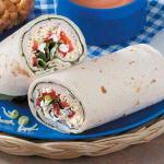 Turkish Spinach Turkey Wraps Appetizer