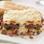 Turkish Spinach and Turkey Sausage Lasagna Appetizer