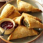 Turkish Spinach and Turkey Turnovers Appetizer